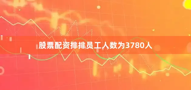 股票配资排排员工人数为3780人